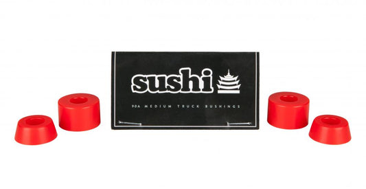 Sushi Bushings Medium 90A (Pack 4) Red Skate Accessory Sushi