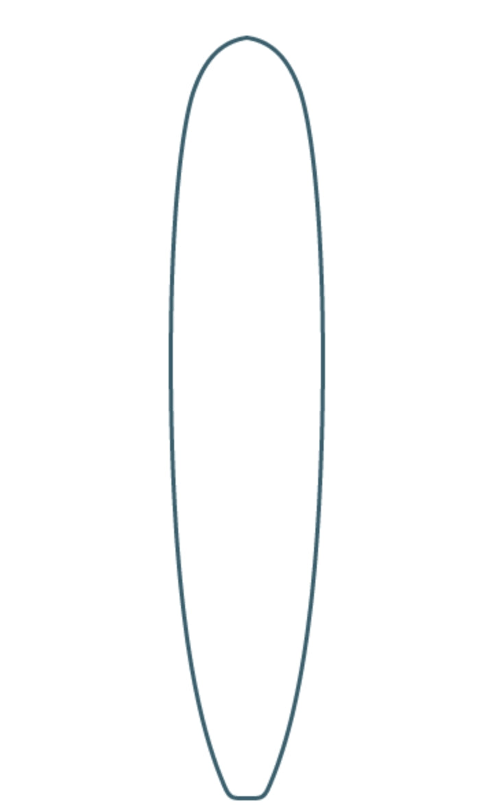 Crush Surfboards Log Flume | 9ft 4 | Longboard | Paulownia