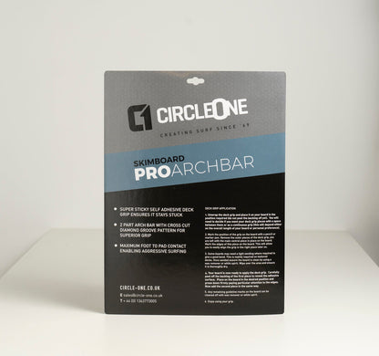 Skimboard Arch Bar Traction Pad EVA 2 Piece 22.5inch (57cm) Circle One Surf