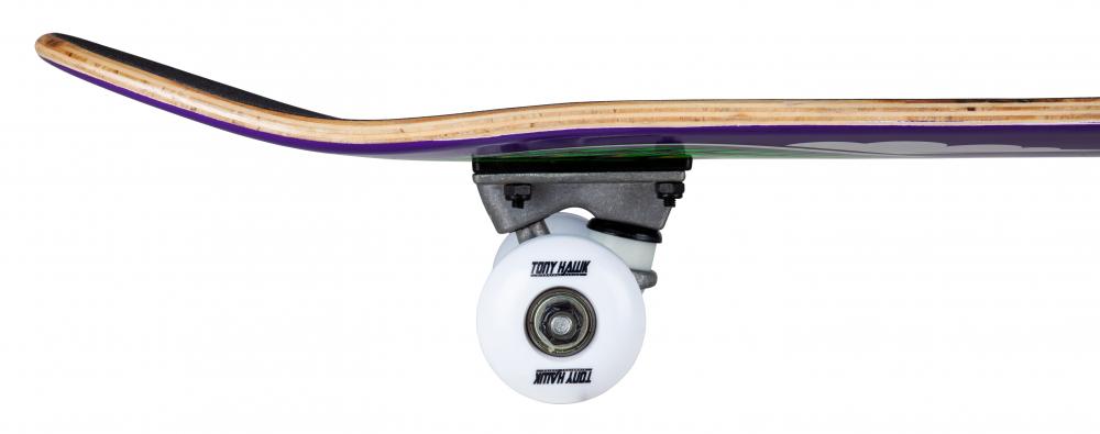 Tony Hawk SS 180 Complete Skateboard Wingspan Purple Double Kick Tony Hawk