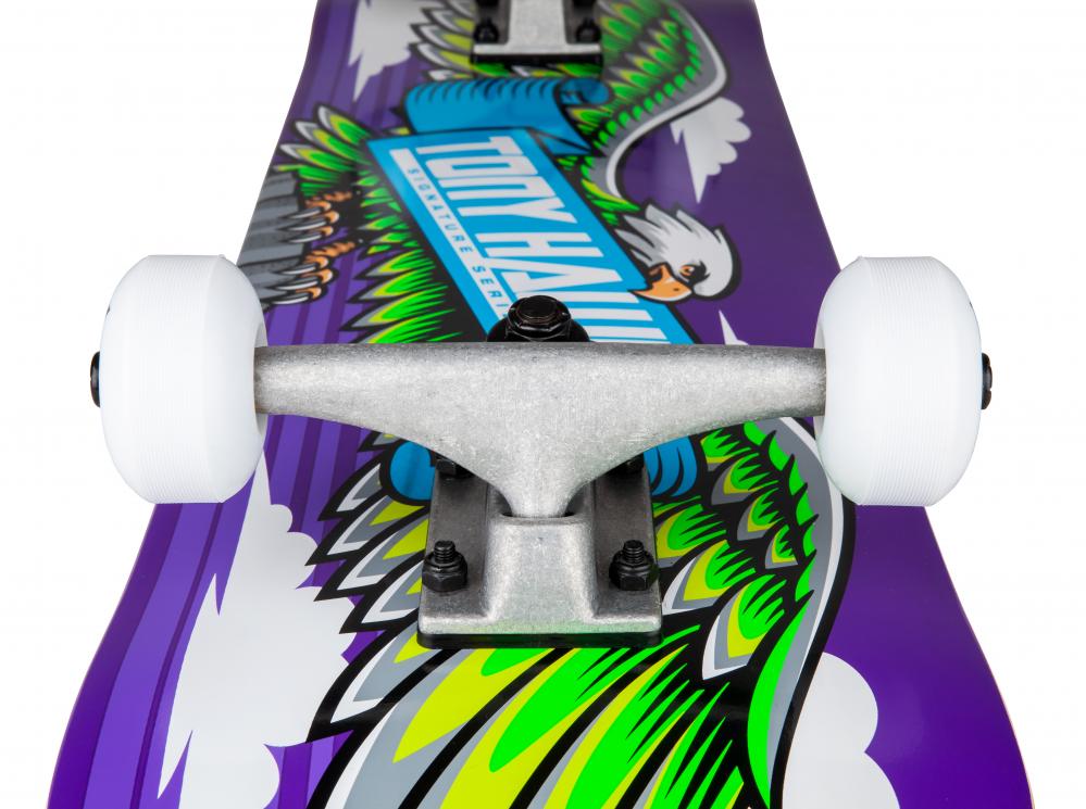 Tony Hawk SS 180 Complete Skateboard Wingspan Purple Double Kick Tony Hawk