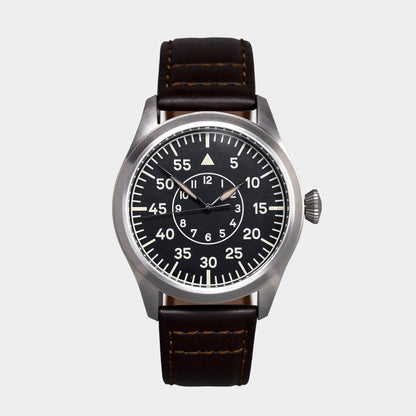 'Turbulence' Cat.2 Aviator's Watch (46mm) | Pullman Brown Watches Rotate North