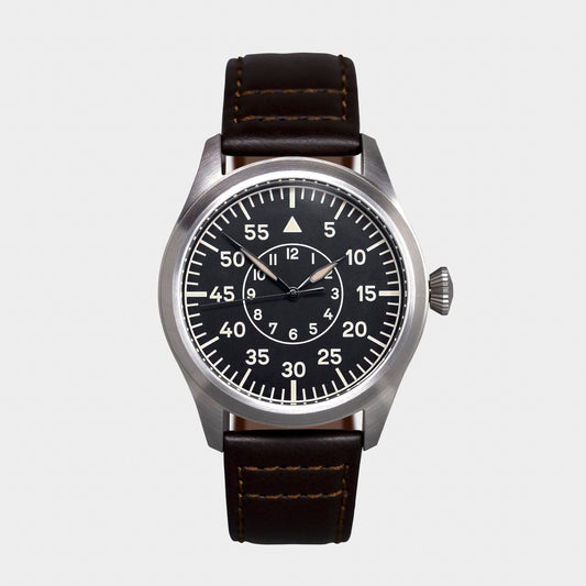 'Turbulence' Cat.2 Aviator's Watch (46mm) | Pullman Brown Watches Rotate North