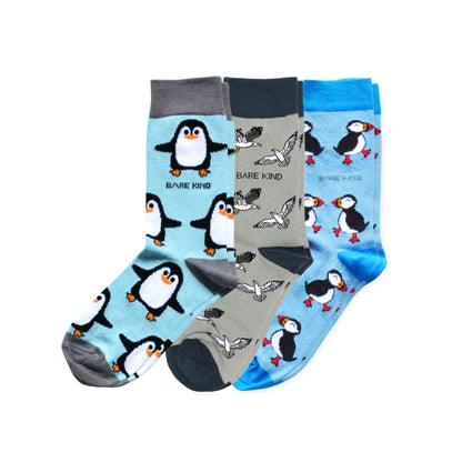 The Seabird Bundle of 3 Socks Bare Kind