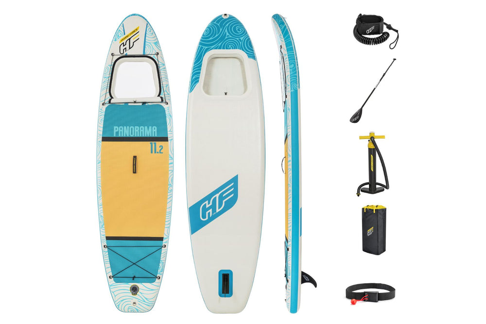 Hydro-Force 11ft 2in Inflatable Paddle Board SUP Panorama Set