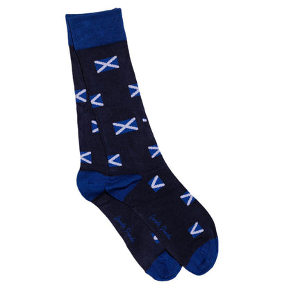 Scottish Flag Bamboo Socks Socks Swole Panda