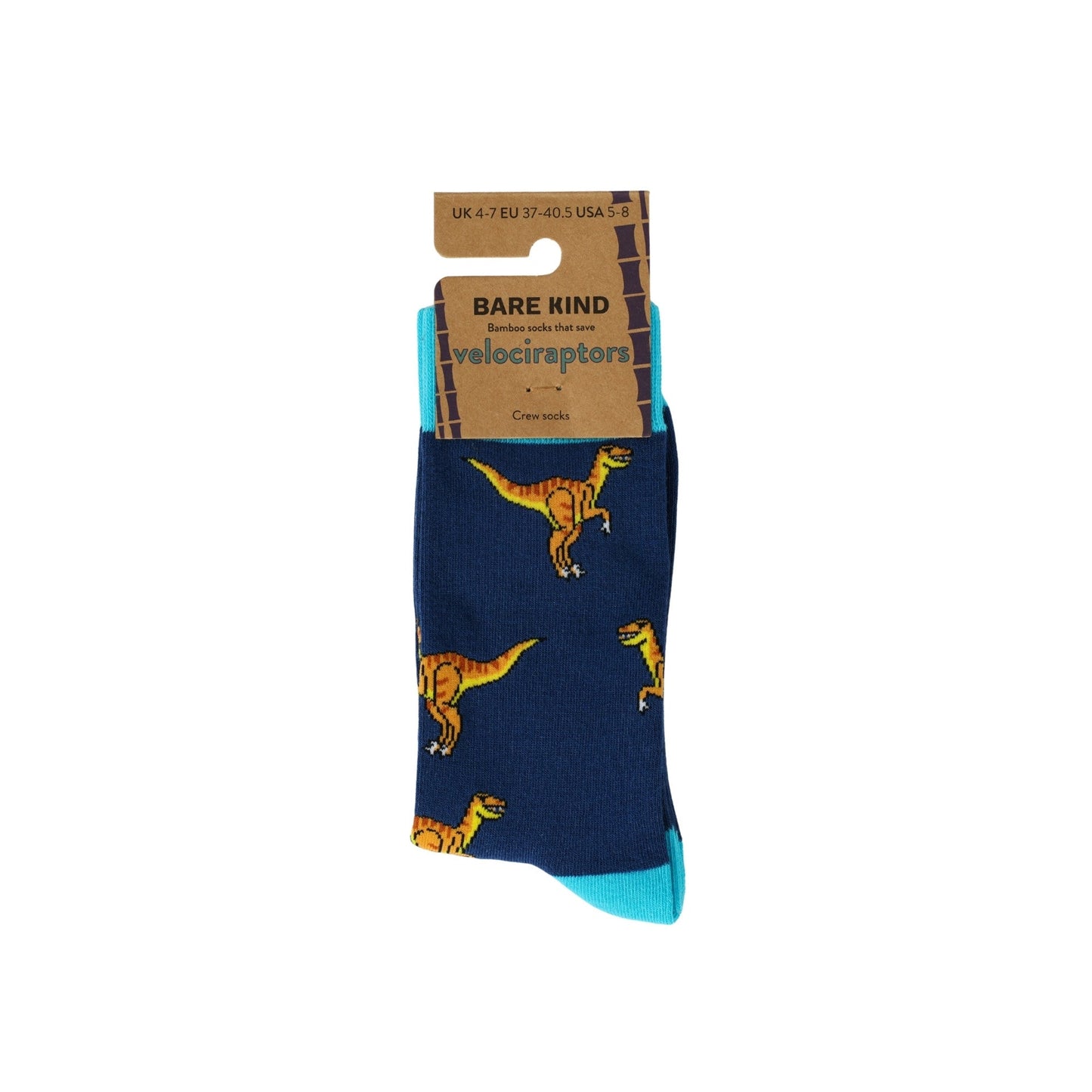 Save the Velociraptors Bamboo Socks Socks Bare Kind