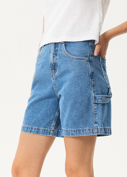 Afends Emilie- Denim Workwear Short ladies shorts Sisstrevolution