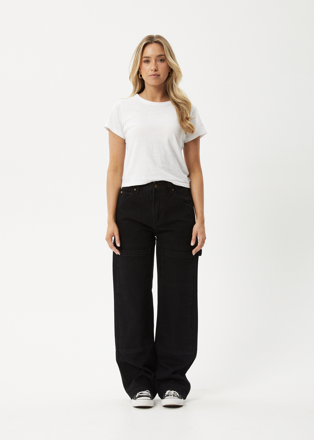 Afends Moss- Denim Workwear Jean ladies trousers AFENDS