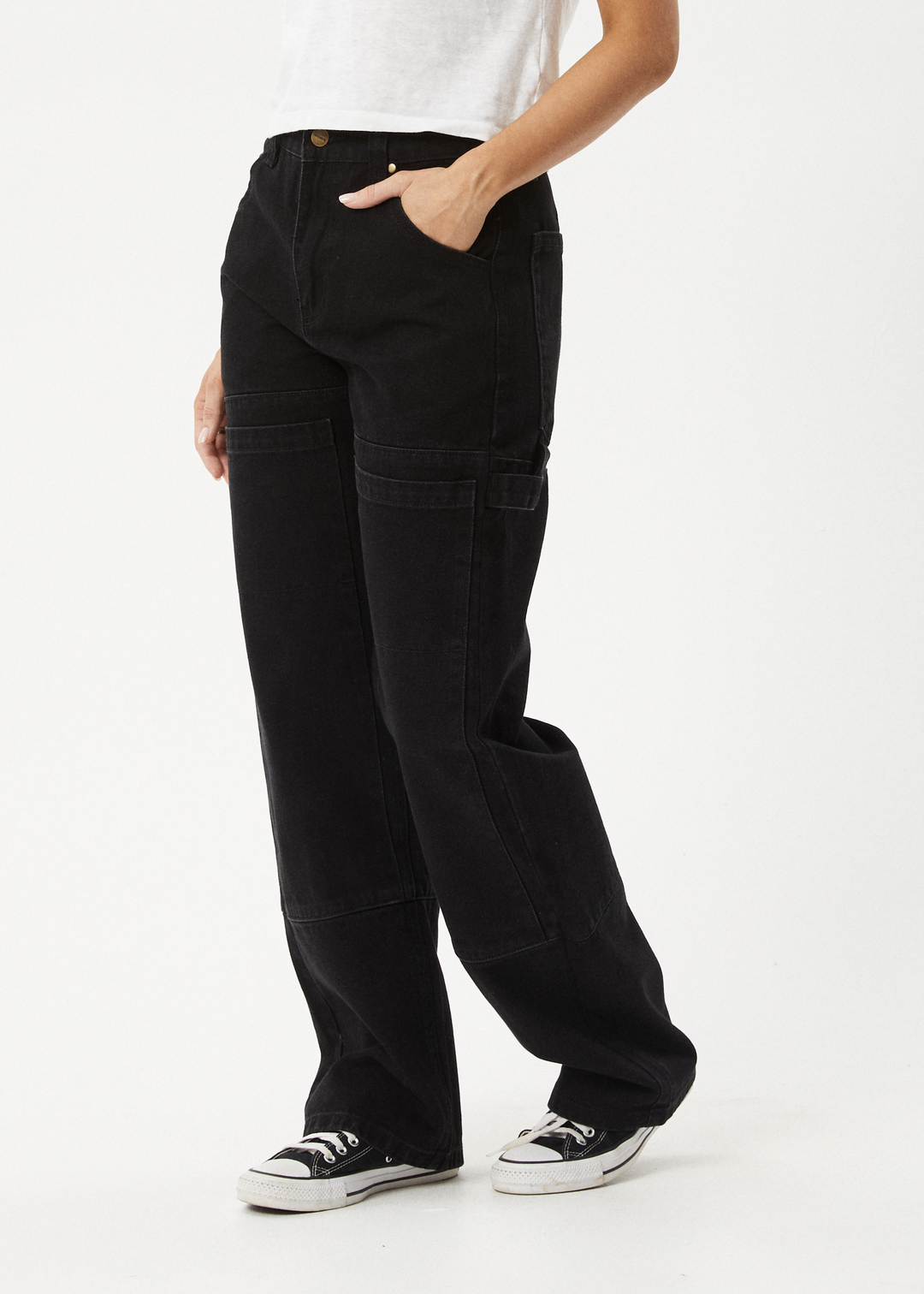 Afends Moss- Denim Workwear Jean ladies trousers AFENDS