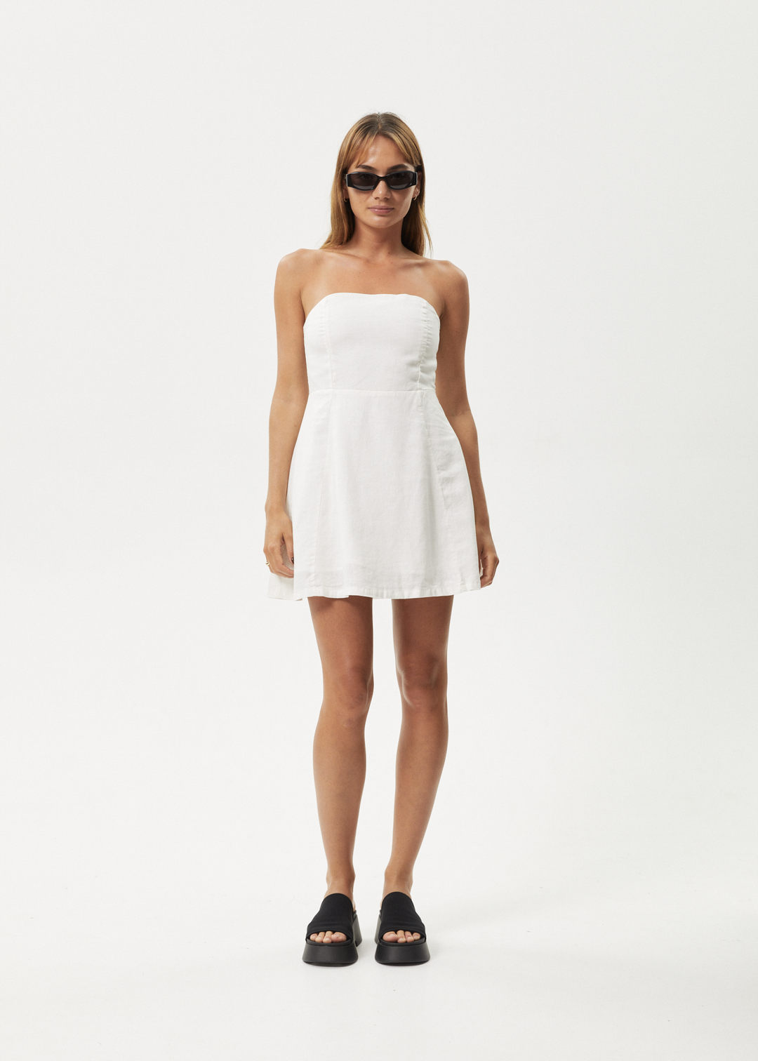 Afends Lilo- Strapless Mini Dress ladies dress AFENDS