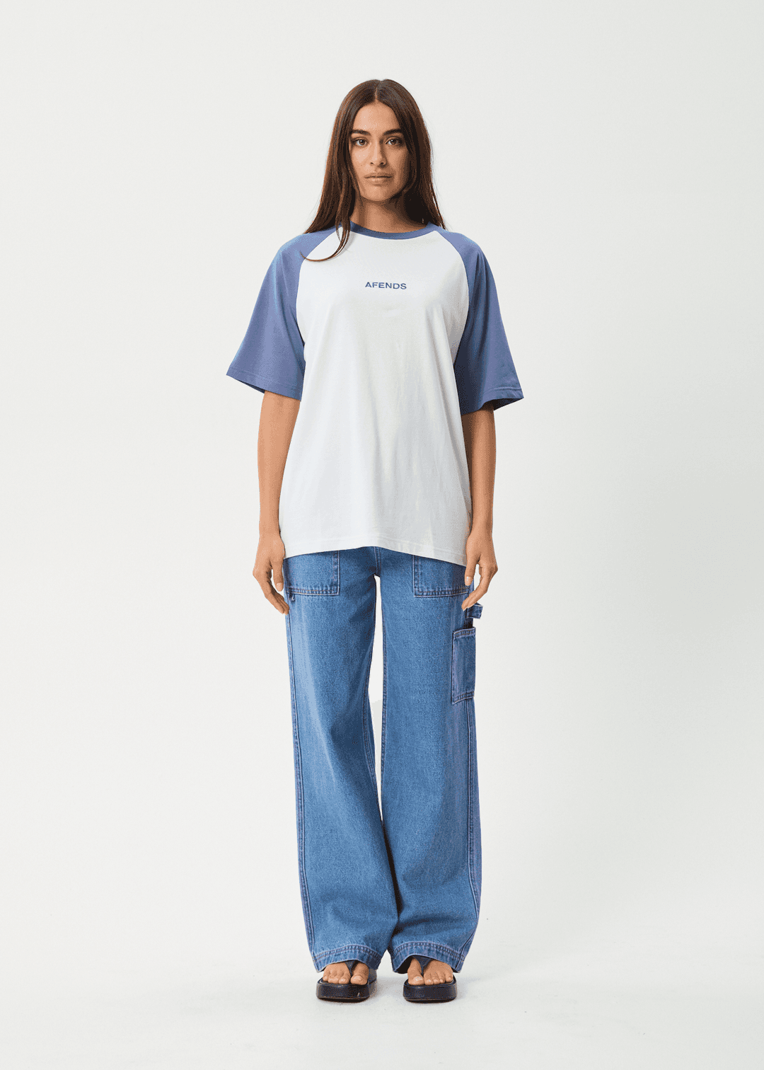 AFENDS Ryan Oversized Raglan Tee ladies tee AFENDS