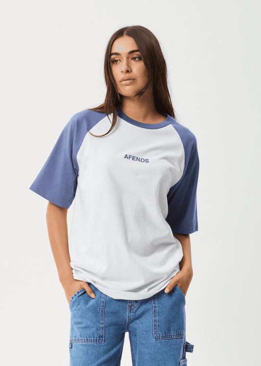 AFENDS Ryan Oversized Raglan Tee ladies tee AFENDS