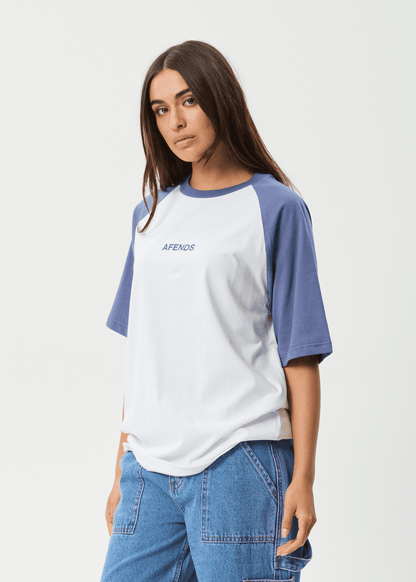 AFENDS Ryan Oversized Raglan Tee ladies tee AFENDS