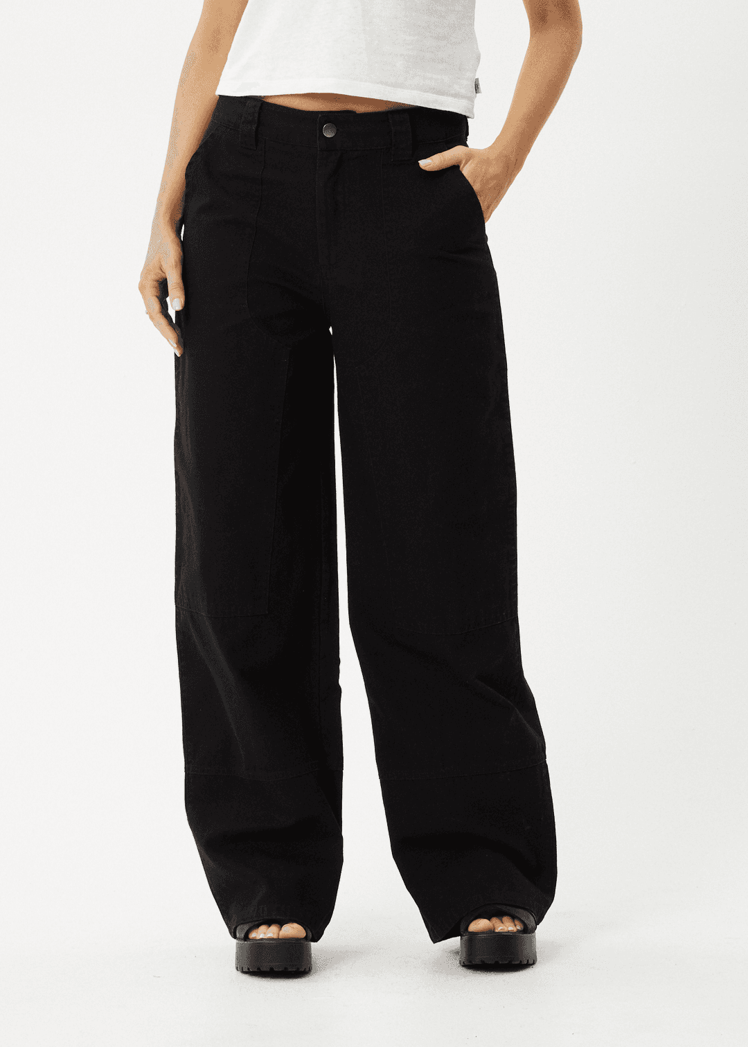 Afends Maverick- Canvas Pant ladies trousers AFENDS