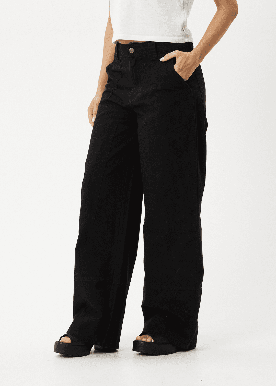 Afends Maverick- Canvas Pant ladies trousers AFENDS