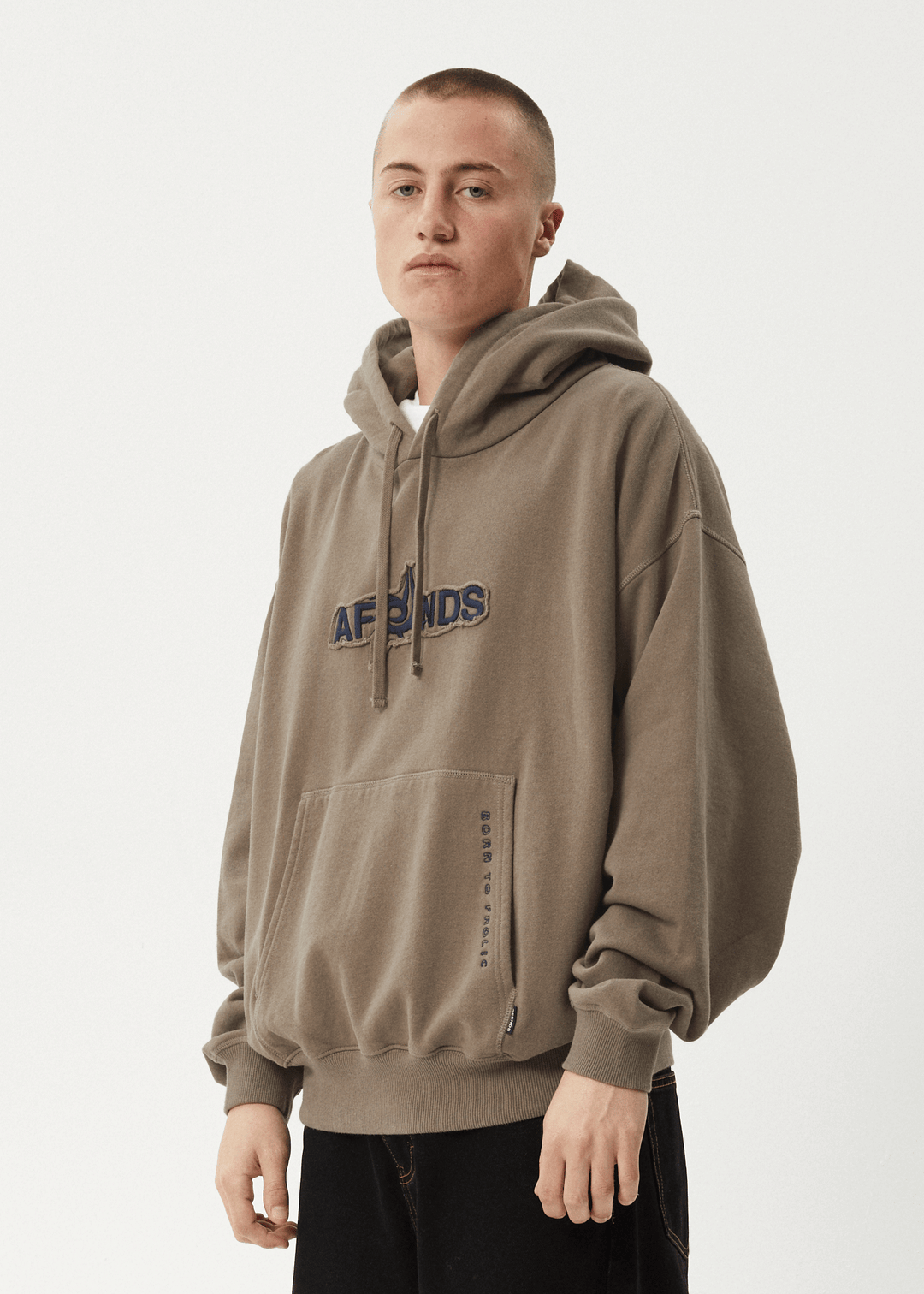 Afends Antic- Boxy Hoodie hooded sweatshirt AFENDS