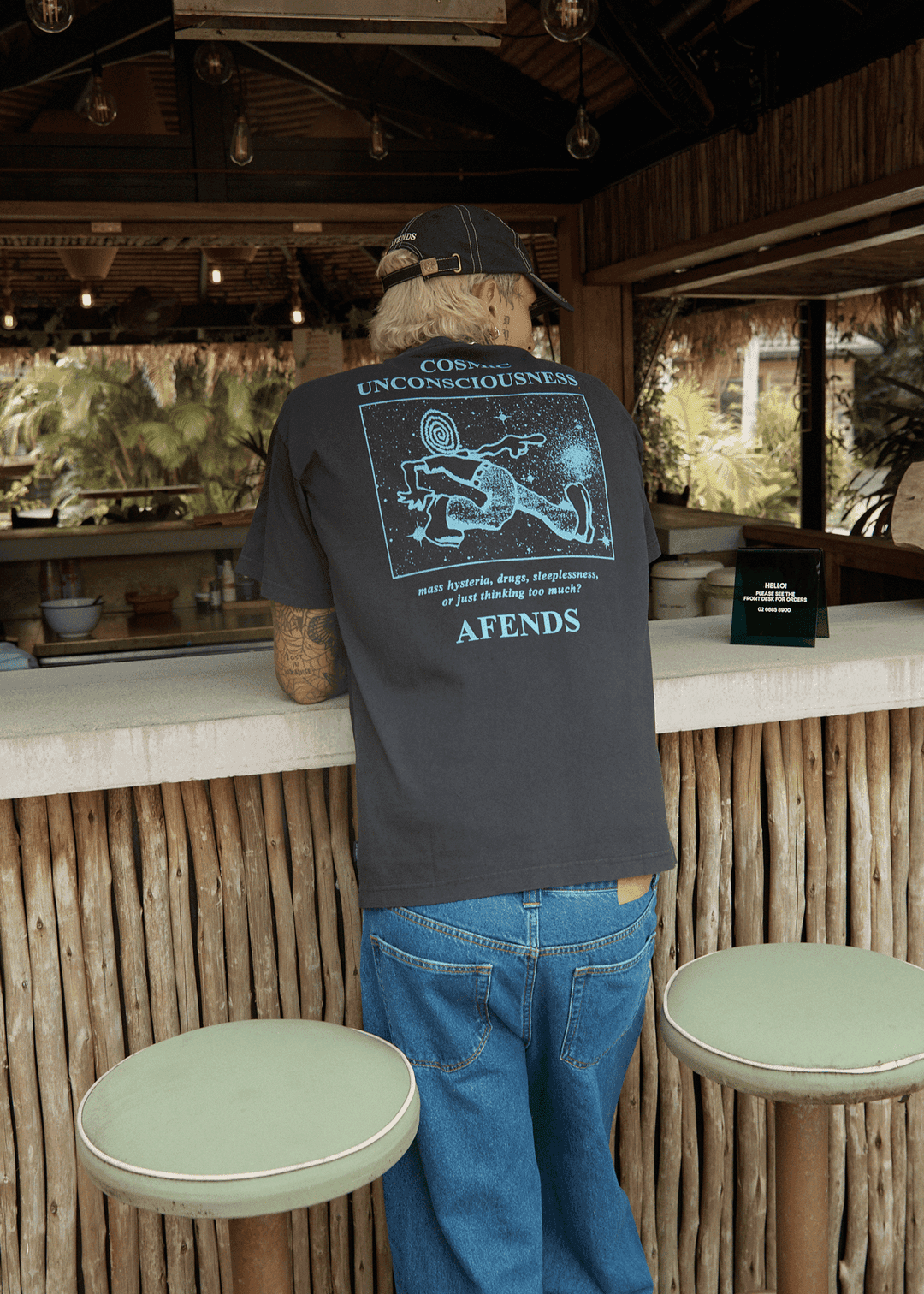 AFENDS Cosmic Con Heavyweight Boxy Tee tee shirt AFENDS