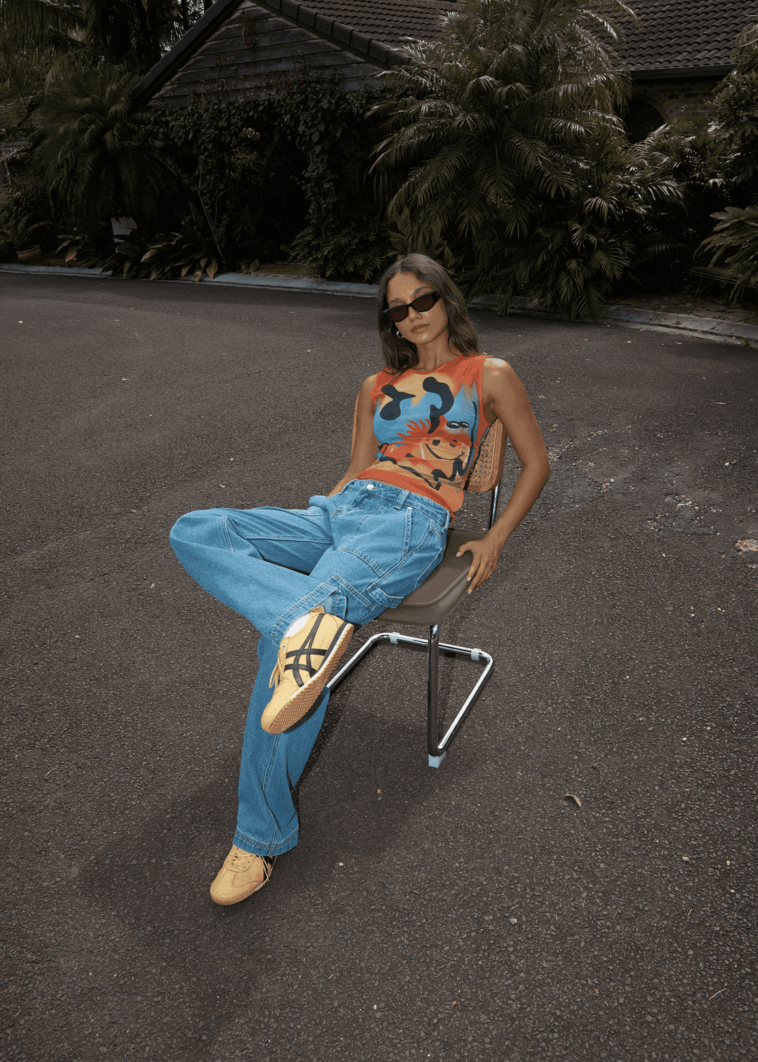 AFENDS Apocalypso Sheer Tank ladies top AFENDS