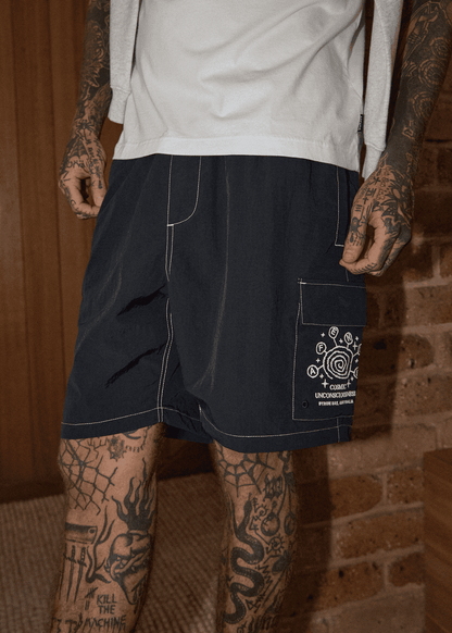 AFENDS Cosmic Cargo Baywatch Swim Short 18" boardshort AFENDS