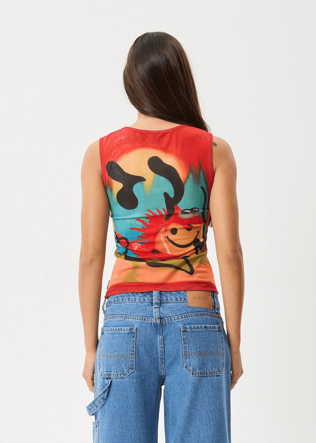 AFENDS Apocalypso Sheer Tank ladies top AFENDS