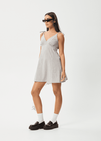 AFENDS Drew Seersucker Mini Dress ladies dress AFENDS