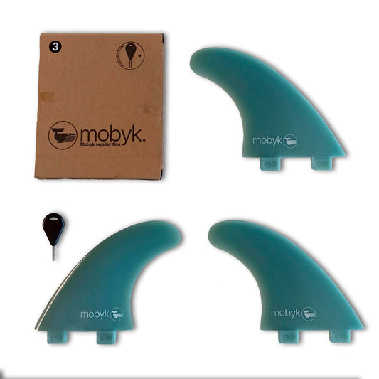 Mobyk - basic thruster set shortboard fins Deflow Surf
