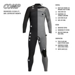 Xcel 5/4 Comp Thermo Lite Wetsuit Black