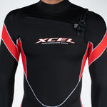 Xcel 3/2 Infiniti Solution Mens Chest Zip Wetsuit Black