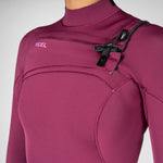 Xcel 3/2 Womens Comp Thermo Lite Chest Zip Wetsuit Plum