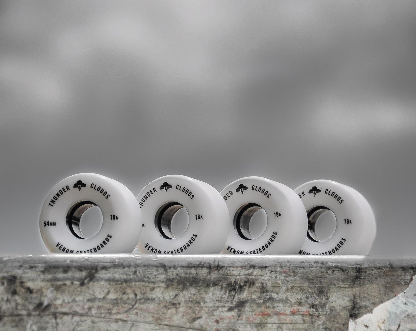 Venom Thunder Clouds All Terrain Skateboard Wheels 78a - V2 - 54/56/58/60mm wheels Venom Skateboards