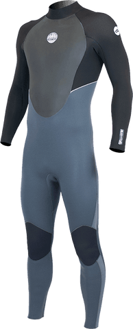 Alder Stealth 5/4/3mm Back Zip Black Wetsuit - Bob Gnarly Surf