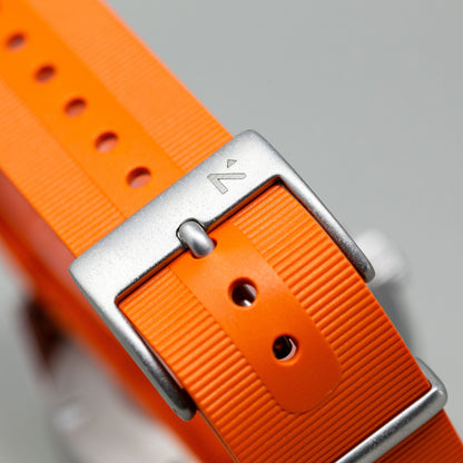 'Atlantic' Dive Watch (40mm) | Flare Orange NATO Watches Rotate North