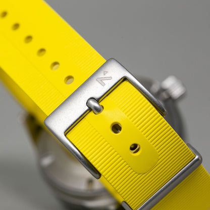 'Atlantic' Dive Watch (40mm) | Optic Yellow NATO Watches Rotate North