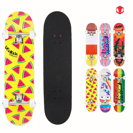Venom Junior Complete Skateboard - Melons - 7.25" Complete Venom Skateboards