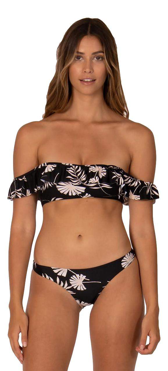 Sisstrevolution Annabelle bandeau bikini swim top Sisstrevolution Black XS