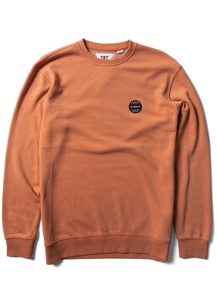 Vissla Solid Sets Eco Crew sweatshirt Vissla Guava XL