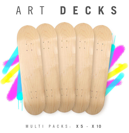 Venom Skateboard Art Unvarnished Deck Pack 8.0" Deck Venom Skateboards