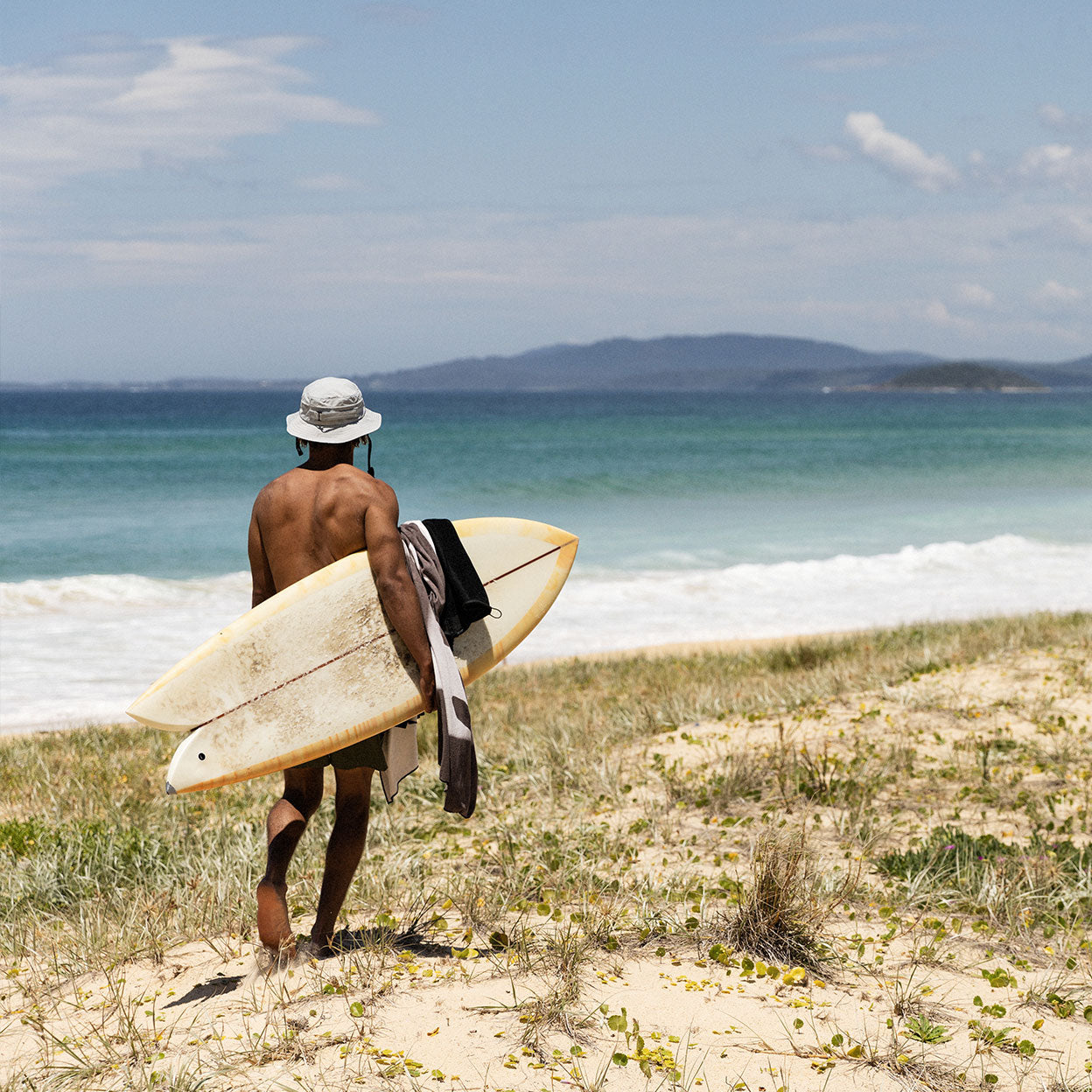 Ocean & Earth Mens Bingin Soft Peak Surf Hat Olive