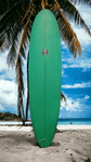 Bob Gnarly Surf 7'6 PU Mini Mal Surfboard Green - Bob Gnarly Surf