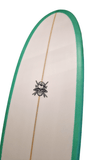 Bob Gnarly Surf 7'6 PU Mini Mal Surfboard Green - Bob Gnarly Surf