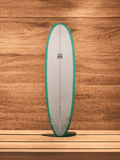 Bob Gnarly Surf 7'6 PU Mini Mal Surfboard Green - Bob Gnarly Surf