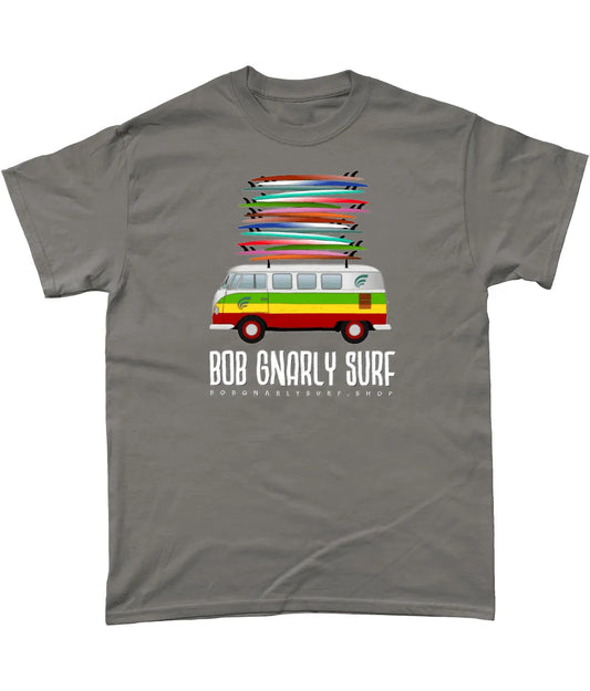 Bob Gnarly Surf Well Stacked T-Shirt - Bob Gnarly Surf