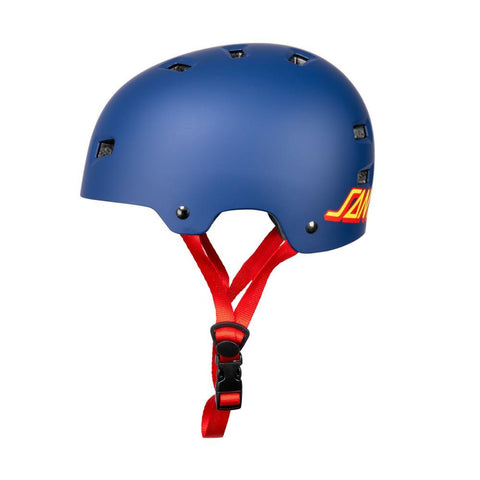 Bullet X Santa Cruz Helmet Srip Logo Blue - Bob Gnarly Surf
