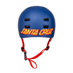 Bullet X Santa Cruz Helmet Strip Logo Blue - Bob Gnarly Surf