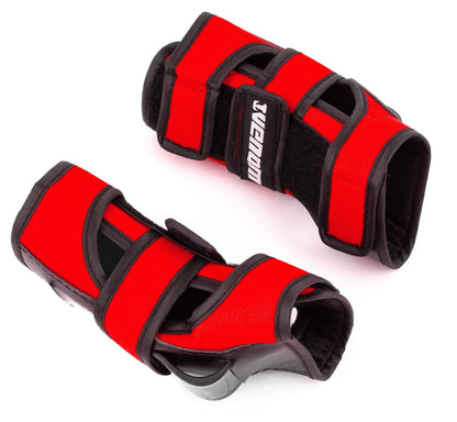 Venom Triple Knee/Elbow/Wrist Pad Set - Red Black Pads Venom Skateboards