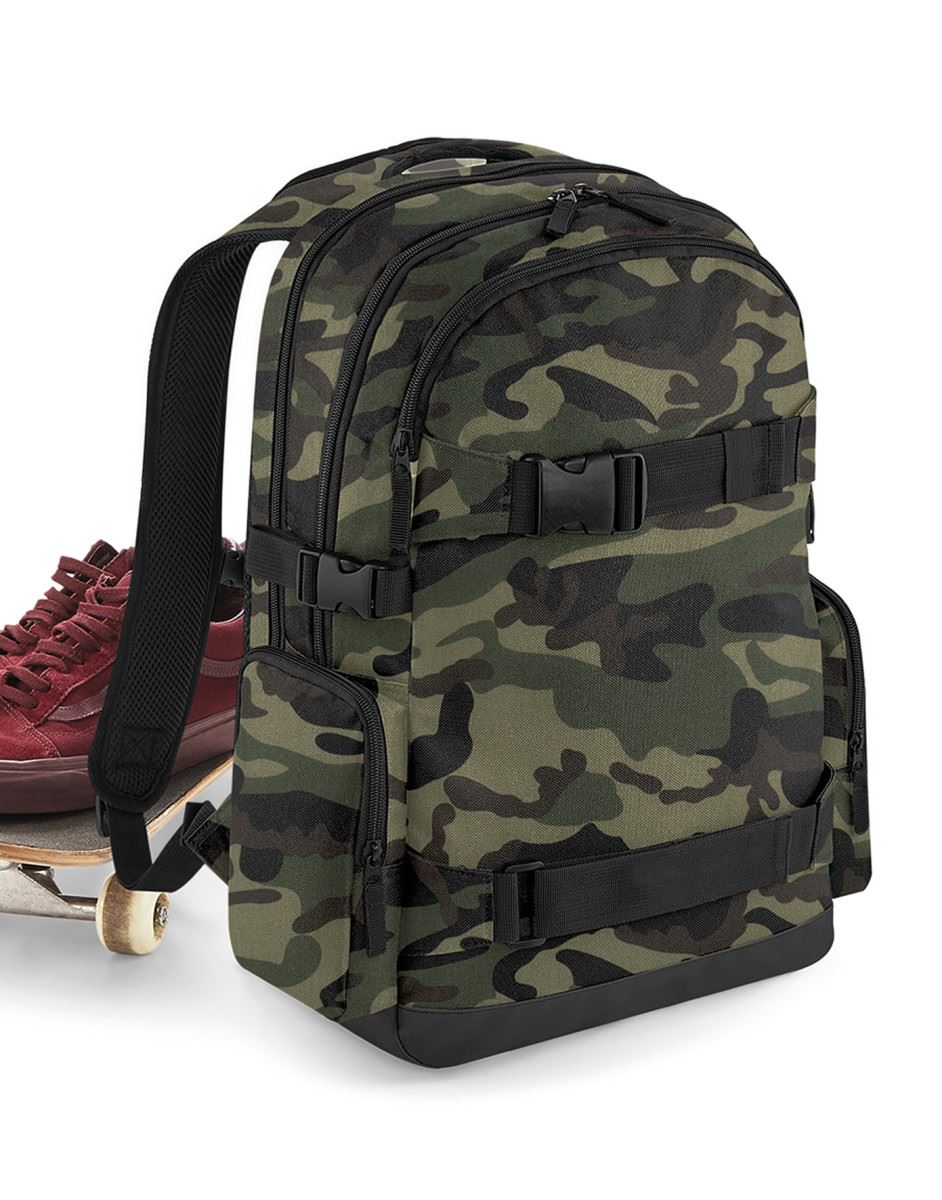 Venom Skateboards PRO Backpack with Skate Carrier - Camo bag Venom Skateboards