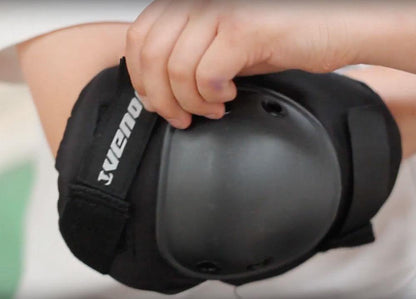 Venom Triple Knee/Elbow/Wrist Pad Set - Adult/Junior Pads Venom Skateboards