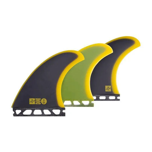 Captain Fin Co Chemistry Tri Black/Yellow (Futures) - Bob Gnarly Surf