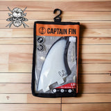 Captain Fin Co Christenson Twin Especial - White/Black (FCS) - Bob Gnarly Surf